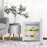 Cecotec mini fridge freezer 31l bolero coolmarket tt 31 dual blanc e. minibar avec fonction réfrigérateur ou congélateur, hauteu