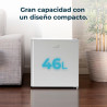 Cecotec Mini Frigo GrandCooler 20000 SilentCompress blanc E. Capacité 46 L, Fonctionnement 12-220 V, Compatible avec les voiture