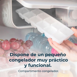 Cecotec Mini Frigo GrandCooler 20000 SilentCompress blanc E. Capacité 46 L, Fonctionnement 12-220 V, Compatible avec les voiture