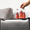 Cecotec Petit Réfrigérateur Mini Bar 46L GrandCooler 20000 SilentCompress Inox E. Hauteur 48,7 cm, Largeur 48 cm, Basse Consomma