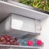 Cecotec Petit Réfrigérateur Mini Bar 46L GrandCooler 20000 SilentCompress Inox E. Hauteur 48,7 cm, Largeur 48 cm, Basse Consomma