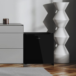 Cecotec mini frigo bolero coolmarket tt 31 dual noir glass e.mini réfrigérateur capacité 31l, transformable en réfrigérateur/con