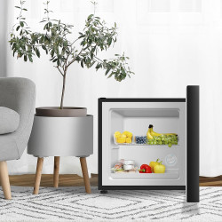 Cecotec mini frigo bolero coolmarket tt 31 dual noir glass e.mini réfrigérateur capacité 31l, transformable en réfrigérateur/con