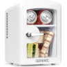 Duronic MFW4 WE Mini réfrigérateur 42W 4 litres Jusqu’à 6 cannettes Congélateur pour snacks boisson lait maternel cosmétique méd