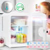 Duronic MFW4 WE Mini réfrigérateur 42W 4 litres Jusqu’à 6 cannettes Congélateur pour snacks boisson lait maternel cosmétique méd