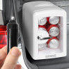 Duronic MFW4 WE Mini réfrigérateur 42W 4 litres Jusqu’à 6 cannettes Congélateur pour snacks boisson lait maternel cosmétique méd