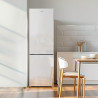 Cecotec réfrigérateur combiné bolero coolmarket combi 250 blanc glass e. capacité de 250 l, total no frost, multi airflow, tiroi