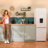 Cecotec réfrigérateur combiné bolero coolmarket combi 250 wd blanc glass d. inverter plus, no frost, multi airflow. distributeur