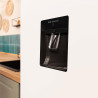 Cecotec réfrigérateur combiné bolero coolmarket combi 250 wd blanc glass d. inverter plus, no frost, multi airflow. distributeur