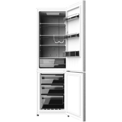 Cecotec Frigorífico Combi 2 Puertas Bolero CoolMarket Combi 250 Inox D. 250 L, Altura 180 cm y 55 cm de Ancho, Bajo Consumo, Sis