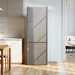 Cecotec réfrigérateur combiné bolero coolmarket combi 250 gris glass d. capacité de 250 l, total no frost, compresseur inverter 