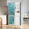 Cecotec réfrigérateur combiné bolero coolmarket combi 250 gris glass d. capacité de 250 l, total no frost, compresseur inverter 