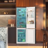 Cecotec réfrigérateur combiné bolero coolmarket 250l noir glass d. frigorifique classe d, inverter plus, no frost, multi airflow