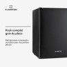 KLARSTEIN Happy Hour Mini Frigo Silencieux de Chambre/Cosmetique Ultra Compact, Mini Bar, Refrigerateur Aliments, Boissons, Etag