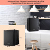 KLARSTEIN Happy Hour Mini Frigo Silencieux de Chambre/Cosmetique Ultra Compact, Mini Bar, Refrigerateur Aliments, Boissons, Etag