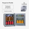 KLARSTEIN Mini Frigo de Chambre de 30L pour Snacks et Boissons, Petit Frigo Top Silencieux, Mini Bar, Petit Réfrigérateur Campin