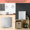 KLARSTEIN Mini Frigo de Chambre de 30L pour Snacks et Boissons, Petit Frigo Top Silencieux, Mini Bar, Petit Réfrigérateur Campin