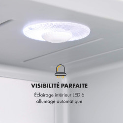 KLARSTEIN Mini Frigo de Chambre de 30L pour Snacks et Boissons, Petit Frigo Top Silencieux, Mini Bar, Petit Réfrigérateur Campin