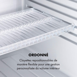 KLARSTEIN Mini Frigo de Chambre de 30L pour Snacks et Boissons, Petit Frigo Top Silencieux, Mini Bar, Petit Réfrigérateur Campin