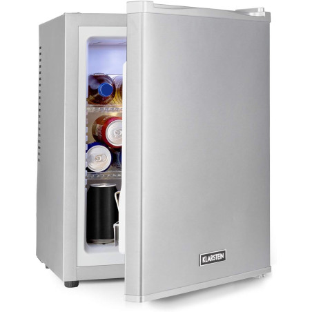 KLARSTEIN Mini Frigo de Chambre de 33L pour Snacks et Boissons, Top Silencieux, Bar, Petit Réfrigérateur Camping, Pour Cosmetiqu