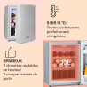 KLARSTEIN Mini Frigo de Chambre de 33L pour Snacks et Boissons, Top Silencieux, Bar, Petit Réfrigérateur Camping, Pour Cosmetiqu