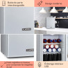 KLARSTEIN Mini Frigo de Chambre de 33L pour Snacks et Boissons, Top Silencieux, Bar, Petit Réfrigérateur Camping, Pour Cosmetiqu