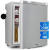KLARSTEIN Mini Frigo de Chambre de 38L pour Boissons et Bieres, Petit Frigo Silencieux, Mini Bar Intérieur/Ext, Petit Refrigerat
