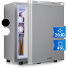 KLARSTEIN Mini Frigo de Chambre de 45L pour Boissons et Bieres, Petit Frigo Silencieux, Mini Bar Intérieur/Ext, Petit Refrigerat