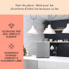 KLARSTEIN Mini Frigo de Chambre de 45L pour Boissons et Bieres, Petit Frigo Silencieux, Mini Bar Intérieur/Ext, Petit Refrigerat