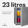 KLARSTEIN Petit Frigo de Chambre de 23L pour Snacks et Boissons, Frigo Top Silencieux, Mini Bar, Réfrigérateur Camping, Frigo Co