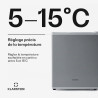 KLARSTEIN Petit Frigo de Chambre de 23L pour Snacks et Boissons, Frigo Top Silencieux, Mini Bar, Réfrigérateur Camping, Frigo Co