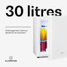 KLARSTEIN Mini Frigo de Chambre de 30L pour Snacks et Boissons, Petit Frigo Top Silencieux, Mini Bar, Petit Réfrigérateur Campin