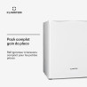 KLARSTEIN Mini Frigo de Chambre de 30L pour Snacks et Boissons, Petit Frigo Top Silencieux, Mini Bar, Petit Réfrigérateur Campin