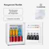 KLARSTEIN Mini Frigo de Chambre de 30L pour Snacks et Boissons, Petit Frigo Top Silencieux, Mini Bar, Petit Réfrigérateur Campin