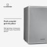 KLARSTEIN Petit Frigo de Chambre 40L pour Snacks et Boissons, Silencieux, Mini Bar, Réfrigérateur Camping et Cosmétique, Étagère