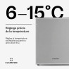 KLARSTEIN Petit Frigo de Chambre 40L pour Snacks et Boissons, Silencieux, Mini Bar, Réfrigérateur Camping et Cosmétique, Étagère