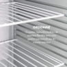 KLARSTEIN Petit Frigo de Chambre 40L pour Snacks et Boissons, Silencieux, Mini Bar, Réfrigérateur Camping et Cosmétique, Étagère