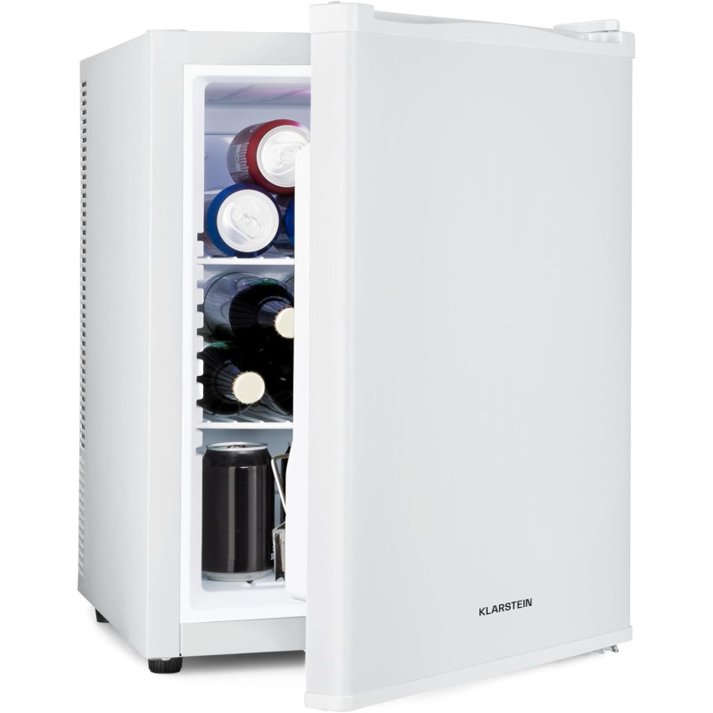 KLARSTEIN Mini Frigo de Chambre de 40L pour Snacks et Boissons, Petit Frigo Top Silencieux, Mini Bar, Petit Réfrigérateur Campin