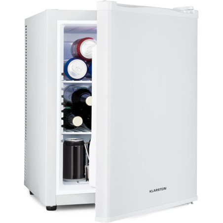 KLARSTEIN Mini Frigo de Chambre de 40L pour Snacks et Boissons, Petit Frigo Top Silencieux, Mini Bar, Petit Réfrigérateur Campin