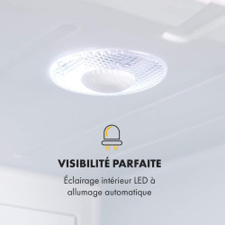 KLARSTEIN Mini Frigo de Chambre de 40L pour Snacks et Boissons, Petit Frigo Top Silencieux, Mini Bar, Petit Réfrigérateur Campin