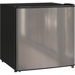 HOMCOM Réfrigérateur congélateur 46 L, mini frigo 41,5L+4,5L, silencieux, porte réversible, thermostats réglables, pelle et bac 