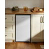 Upstreman 85 Litres Petit Frigo, Éclairage Intétré, Thermostat Réglable, Bac à Légumes, Silencieux, Porte Réversible, Petit Frig