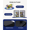 Upstreman 85 Litres Petit Frigo, Éclairage Intétré, Thermostat Réglable, Bac à Légumes, Silencieux, Porte Réversible, Petit Frig