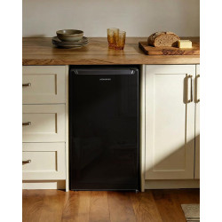 Upstreman 85 Litres Petit Frigo, Éclairage Intétré, Thermostat Réglable, Bac à Légumes, Silencieux, Porte Réversible, Petit Frig