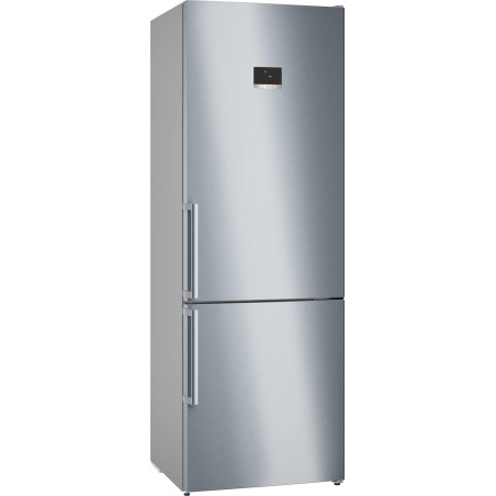 Bosch KGN497ICT, Série 4, Réfrigérateur combiné pose-libre, 440 L, 203 x 70 (H x L), Inox anti trace de doigts
