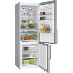 Bosch KGN497ICT, Série 4, Réfrigérateur combiné pose-libre, 440 L, 203 x 70 (H x L), Inox anti trace de doigts