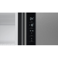 Bosch KFN96VPEA, Série 4 Réfrigérateur multi-portes congélateur en bas, 605 L, 183 x 91 (H x L), Inox anti trace de doigts