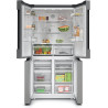 Bosch KFN96VPEA, Série 4 Réfrigérateur multi-portes congélateur en bas, 605 L, 183 x 91 (H x L), Inox anti trace de doigts