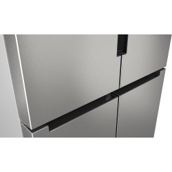 Bosch KFN96VPEA, Série 4 Réfrigérateur multi-portes congélateur en bas, 605 L, 183 x 91 (H x L), Inox anti trace de doigts