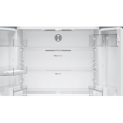 Bosch KFN96VPEA, Série 4 Réfrigérateur multi-portes congélateur en bas, 605 L, 183 x 91 (H x L), Inox anti trace de doigts